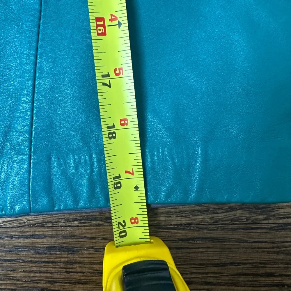 Vintage teal Pencil Skirt Casual - Picture 5 of 5